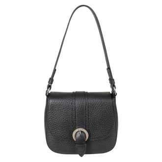 Orciani Sunday Soft Schoudertas - Dames - Tassen - Zwart - Maat: ONE Size Leer