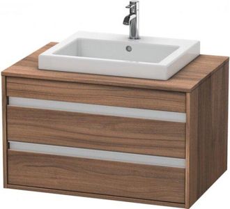 Duravit Duravit - Ketho Mueble Bajo Encimera 6754, 2 Cajones, 800mm, Para