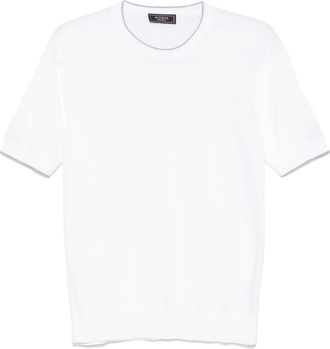 PESERICO T-shirt in maglia fine - Bianco