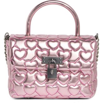 Kurt Geiger Mini Brixton Heart Quilted Top Handle Bag in Pink at Nordstrom Rack