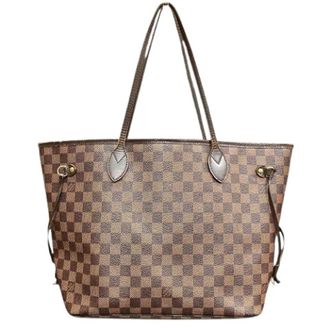 Louis Vuitton Pre-owned Tote Bags, female, Brown, Size: ONE SIZE Pre-owned Neverfull Damier Tote Bag