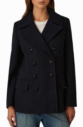 Reiss Lily Coat in Navy at Nordstrom Rack, Size 14 Us / 18 Uk