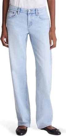 Madewell The Low Rise Loose Jeans in Foster Wash at Nordstrom, Size 24