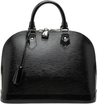 Louis Vuitton Pre-owned Handbags, female, Black, Size: ONE SIZE Pre-owned Alma PM