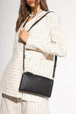 Kate Spade New York Knott Small Shoulder Bag With Logo, Womens, Black