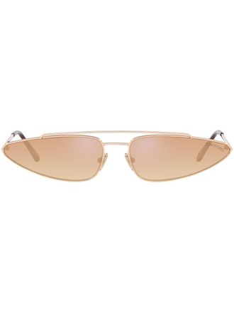 Tom Ford Eyewear Zonnebril met cat-eye montuur - Goud