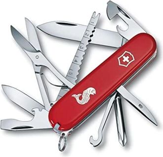 Victorinox by Swiss Army Fisherman Coltellino 7 Funzioni Rosso