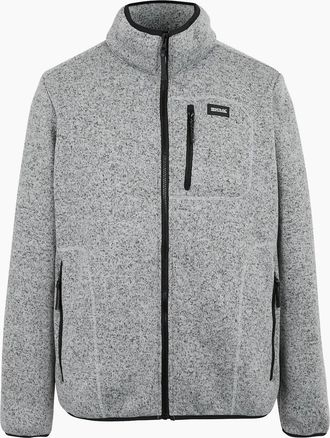 Regatta Mens Regatta Mens Barlee Marl Full Zip Fleece Jacket - Silver/Multi - Size: 44