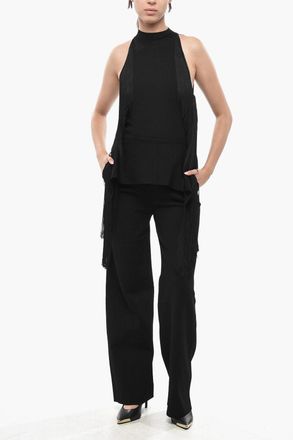 Stella McCartney Jumpsuit in Maglia con Frange Stella McCartney