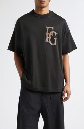 Fear of God 43 Cotton Graphic T-Shirt in Black at Nordstrom, Size Xx-Large