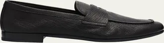 Prada Mens Goat Leather Penny Loafers