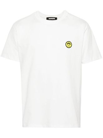 Barrow logo-print cotton T-shirt - White
