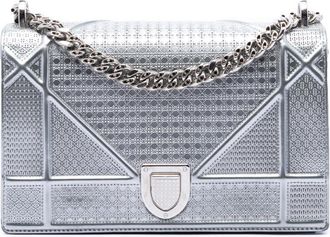 Dior Pre-owned Dior Microcannage Patent Diorama Crossbody Bag Ladies HMYTLLJC1UFSKB7B