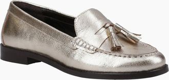 Hush Puppies Womens Connie Womens Tassel Loafers - Gold - Size: 4
