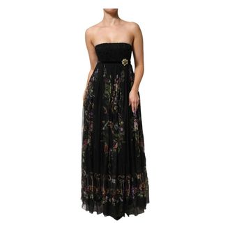 Dolce & Gabbana Vestido Maxi Sin Tirantes - Dresses - Mujer - Negro - S