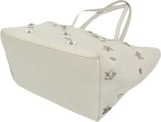 Jimmy Choo London Pre-owned Tote Bags, female, White, Size: ONE SIZE Pre-owned Sasha/M Tote Bag