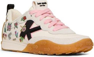 Kate Spade New York k sticker charm high top sneaker in Cream Multi/Guava Slice at Nordstrom, Size 9.5