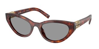 Miu Miu MUA04SF Asian Fit 21C40O Womens Sunglasses Tortoiseshell Size 54