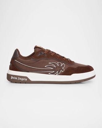 Palm Angels Men & apos;s Palm Canvas Tennis Sneakers