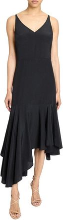 Santorelli Silk A-Line Dress