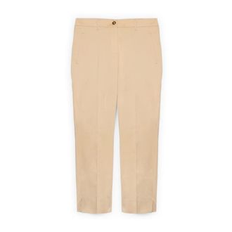 Fiorella Rubino Broeken, Dames, Beige, XS, Straight Broeken