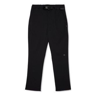 Nike Mens Nike x MMW Crossover Solid Color Belt Slim Fit Casual Long Pants/Trousers Black DD9432-010