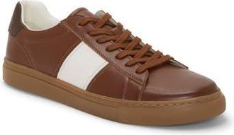 Vince Camuto Eirik Low Top Sneaker in Cuero/Off White at Nordstrom Rack, Size 10.5