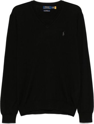 Ralph Lauren Black Crewneck Pullover