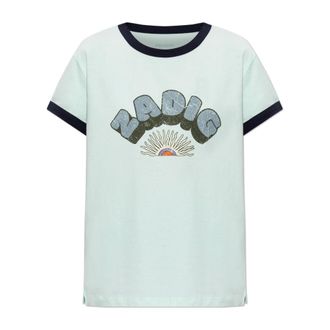 Zadig&Voltaire Dames, Tops, Blauw, Maat: XS Katoen