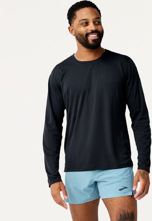 Brooks Mens Dash Long-Sleeve Top Black XXL