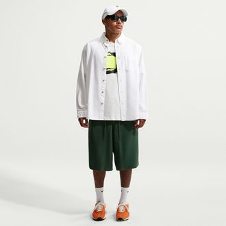Nike Mens Club Rules French Terry Shorts in Green | IQ8422-323