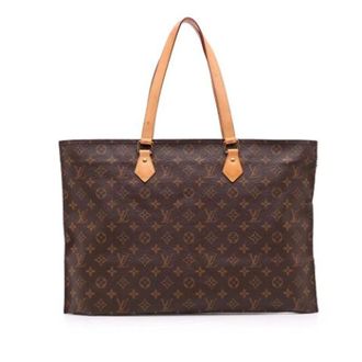 Louis Vuitton Pre-owned Tote Bags, female, Brown, Size: ONE SIZE Pre-owned Leather Vintage Tote Bag