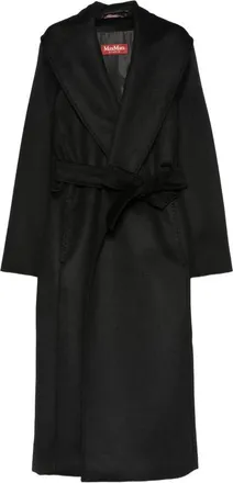 Max Mara Loriana Long-sleeve Belted Coat