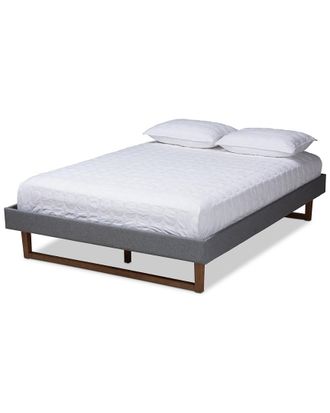 Baxton Studio Liliya Full Size Platform Bed Frame