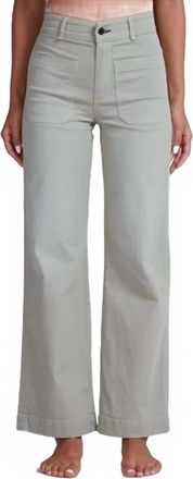 ASKK NY Sailor Twill Straight Leg Pant In Seaweed