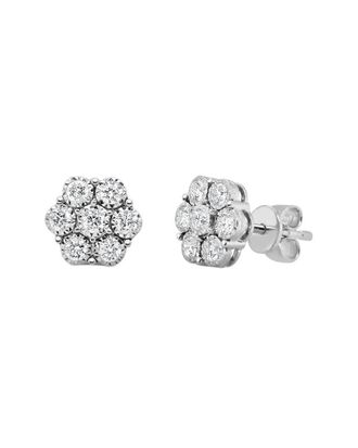 Sabrina Designs 14K 0.49 Ct. Tw. Diamond Cluster Stud Earrings