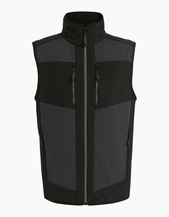 Regatta Mens Regatta Professional Mens Colour Block Softshell Body Warmer - Grey - Size: 38/Regular