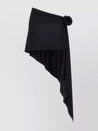 Magda Butrym draped asymmetric skirt