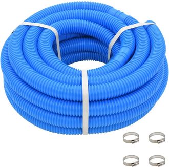 vidaXL Manguera De Piscina Con Abrazaderas Azul 38 Mm 12 M Vidaxl