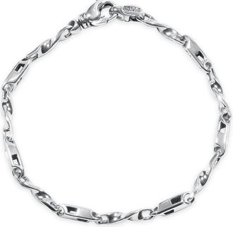 Pompeii3 Mens Link 14k Gold (17gram) or Platinum (27gram) 4mm Bracelet 8.5