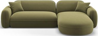 CXL by Christian Lacroix 4-Sitzer Designer Ecksofa 275 Lucien mit Eckteil rechts - Samtbezug Casino