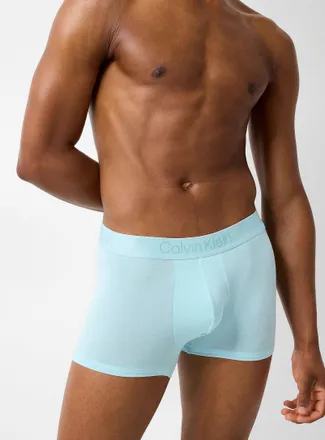 Calvin Klein Mens 3 colourful ultra-soft trunk Modal