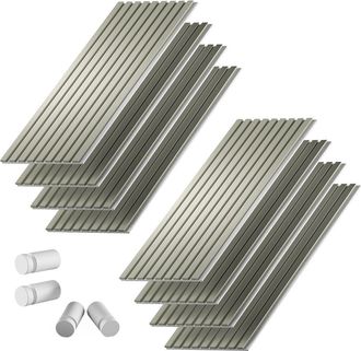 Vicco Panel Ac&uacute;stico Sonoa, Verde Salvia/blanco, Lote De 8, Vicco