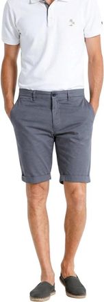 Mason's London Chino Bermuda - Heren - Korte Broeken - Blauw - S - Katoen - Korte Broeken