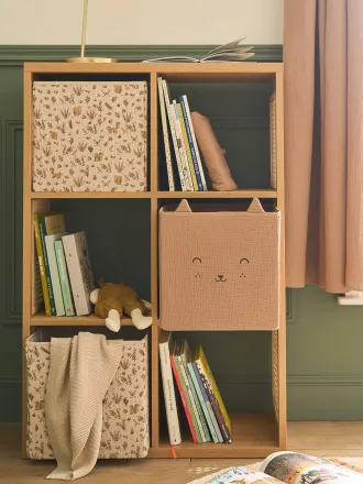 Vertbaudet 3er-Pack Aufbewahrungsboxen beige