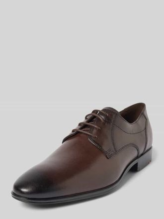 Lloyd Lederderby mit Ziernähten Modell CORE in Dunkelbraun, Größe 42,5