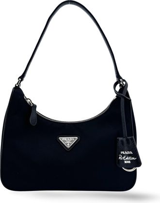 Prada Re-Edition 2005 Re-Ylon Mini Bag Black
