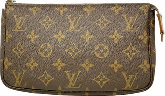 Louis Vuitton Brown Pouch (Pre-Owned)