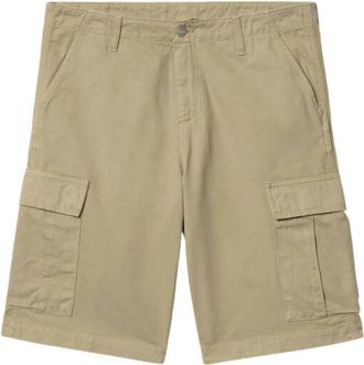 Carhartt Work in Progress Regular Cargo Short - Heren - Korte Broeken - Beige - W28 - Katoen - Korte Broeken