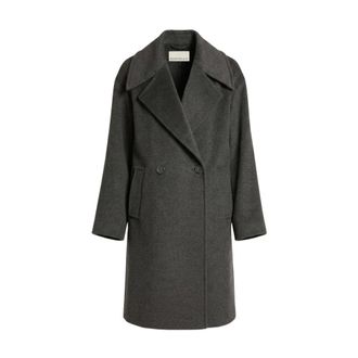 Pennyblack Dames, Mantels, Grijs, Maat: 2XS Wol